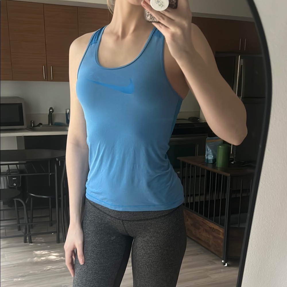 Nike Women's Blue Tank Top
